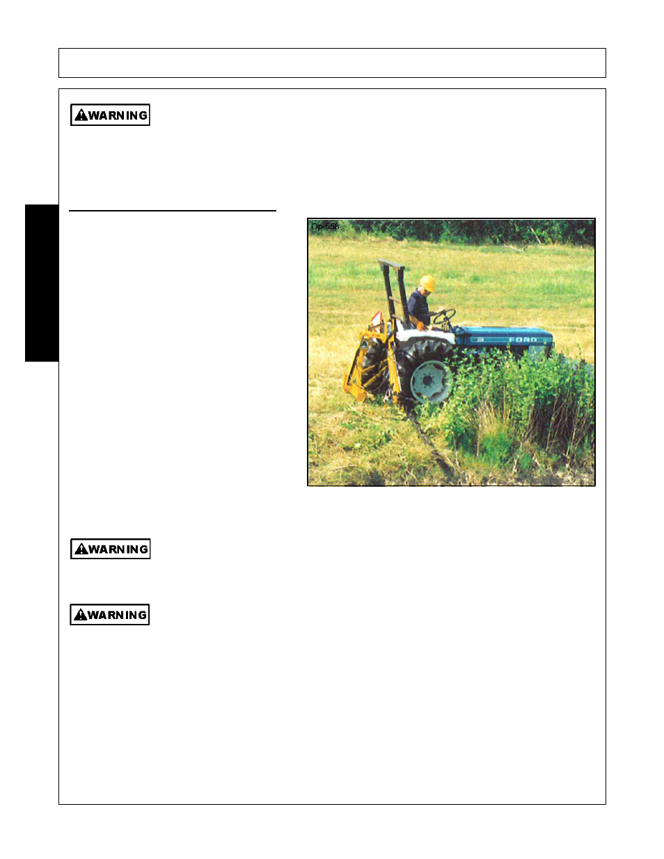 Operating the attached head -28, Operation, Opera t ion | Bush Hog PT5 User Manual | Page 60 / 80