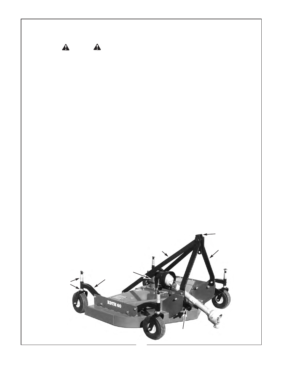 Bush Hog RDTH60 User Manual | Page 16 / 20