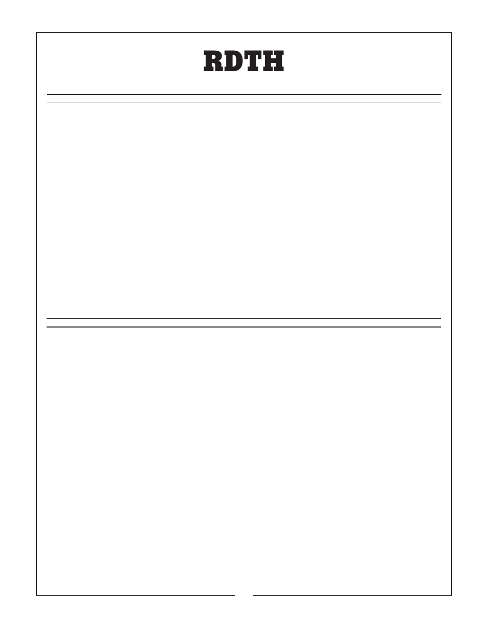 Bush Hog RDTH60 User Manual | Page 3 / 20