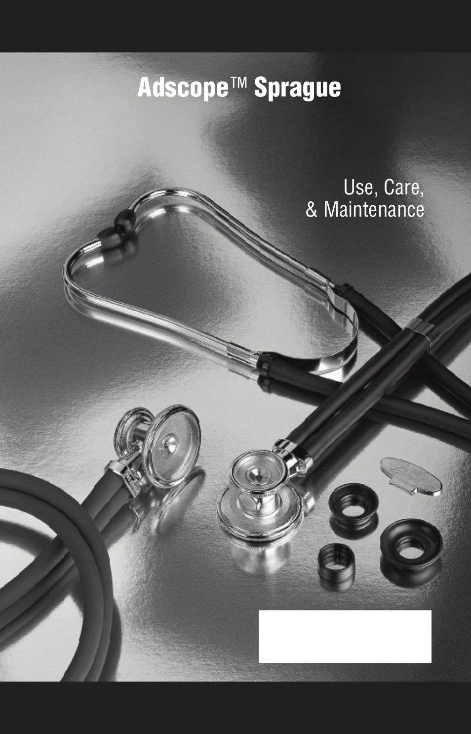 American Diagnostic Corporation (ADC) Adscope Spragues User Manual | 5 pages