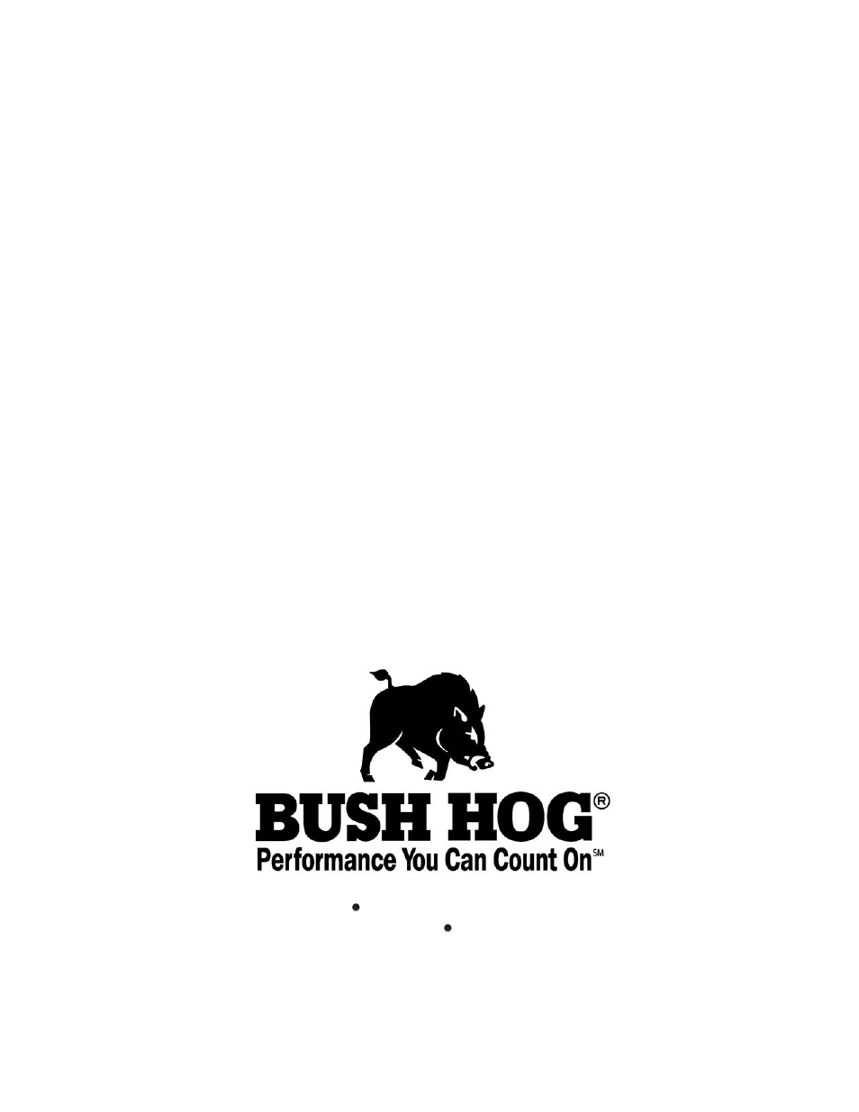 P.o. box 1039 | Bush Hog BBC 48 User Manual | Page 12 / 12