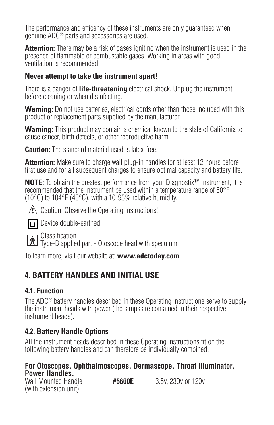 American Diagnostic Corporation (ADC) Diagnostix 3.5v User Manual | Page 3 / 14