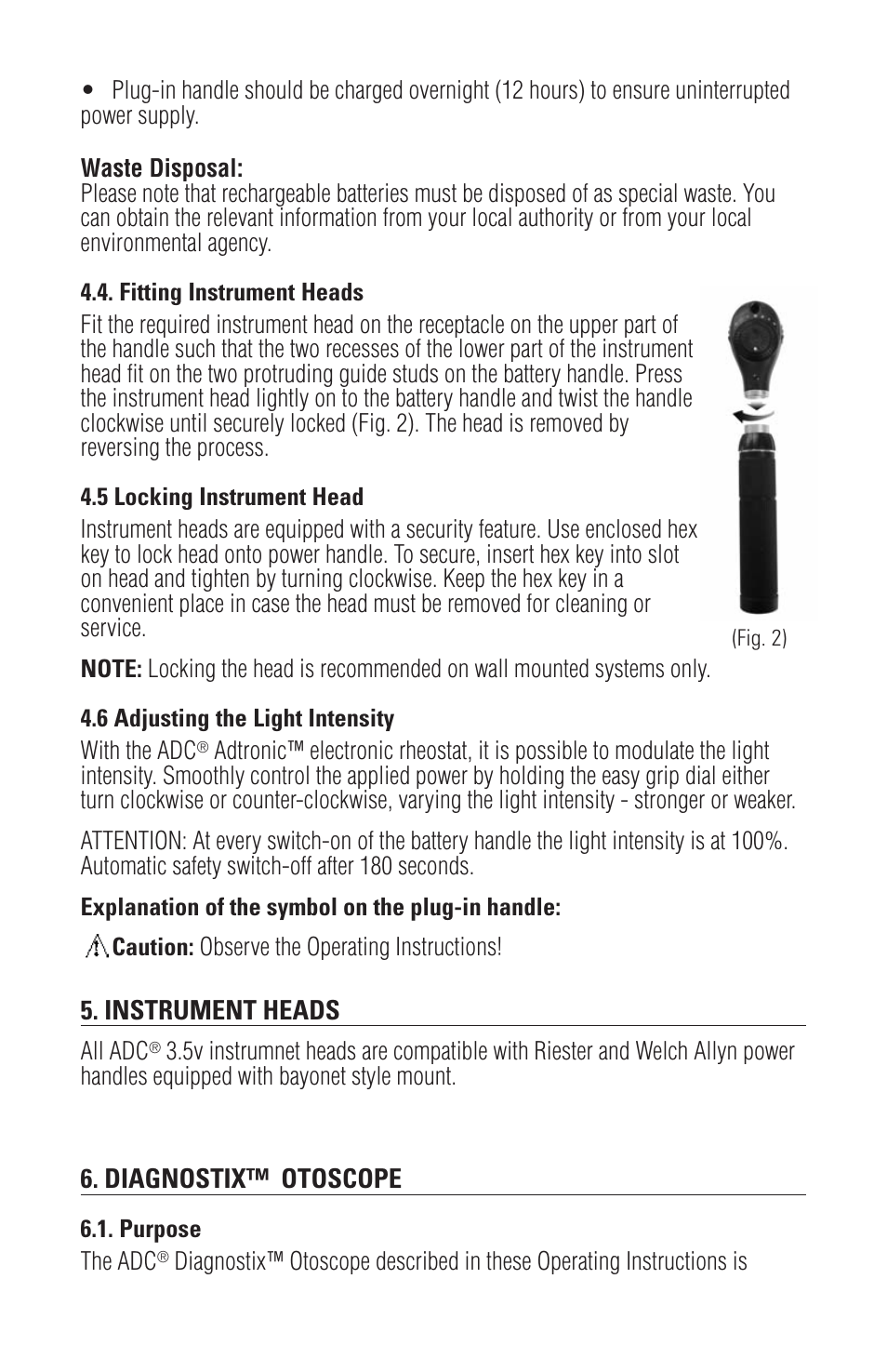 American Diagnostic Corporation (ADC) Diagnostix 3.5v User Manual | Page 5 / 14