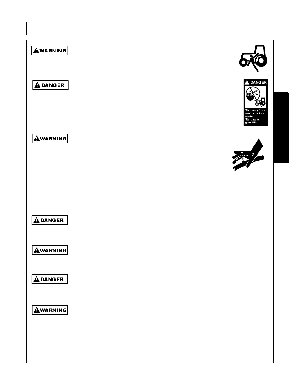 Safety | Bush Hog RMB 1660 User Manual | Page 15 / 108