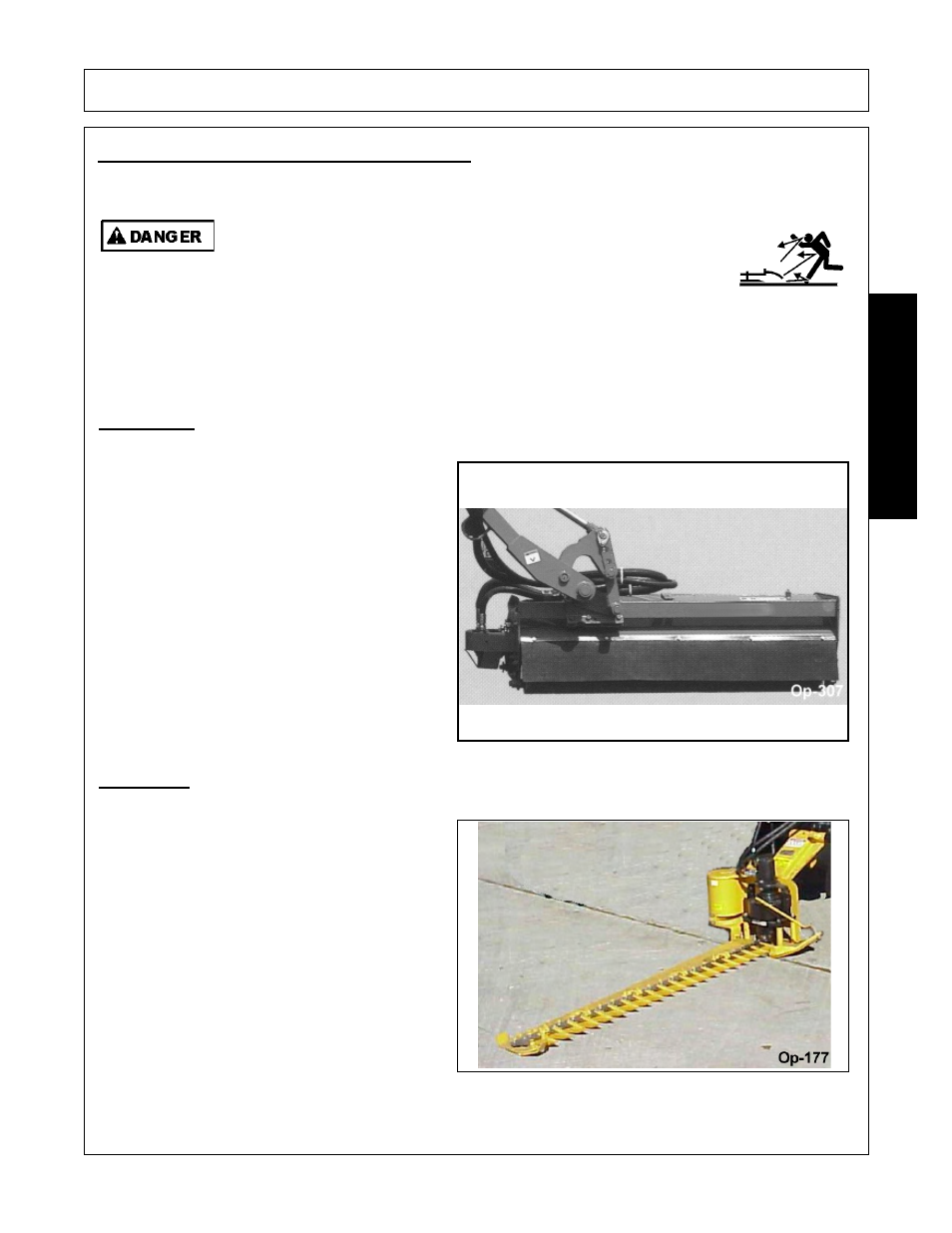 Operating the attached mower heads -33, Operation, Opera t ion | Bush Hog RMB 1660 User Manual | Page 87 / 108