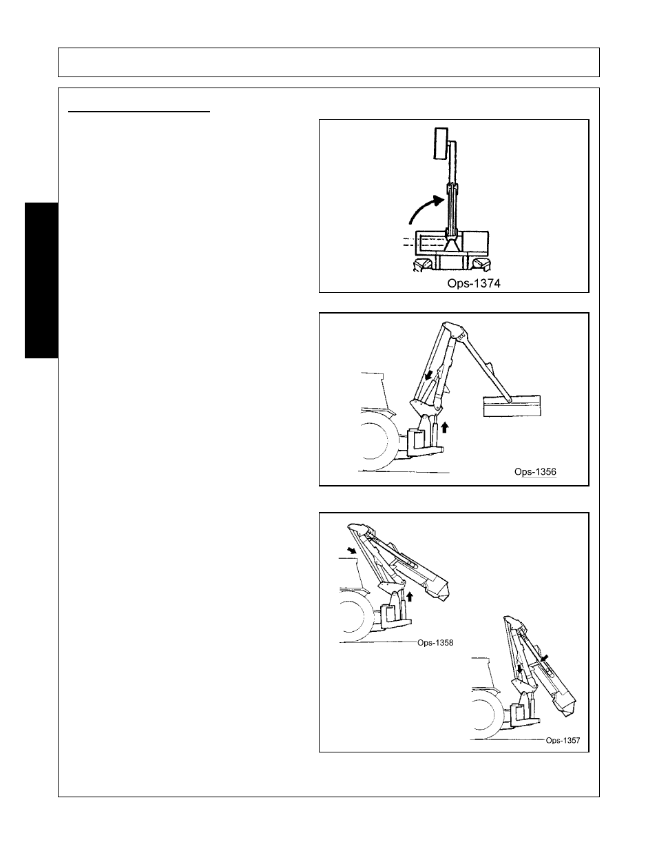 Transport position -36, Operation, Opera t ion | Bush Hog RMB 1660 User Manual | Page 90 / 108