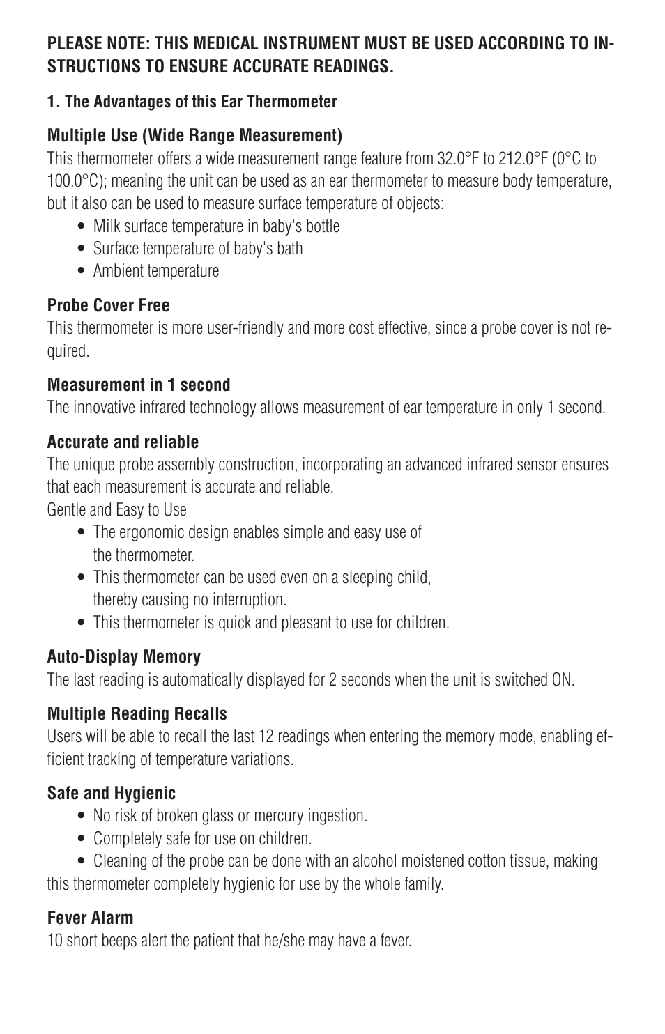 American Diagnostic Corporation (ADC) 421 Adtemp User Manual | Page 2 / 7