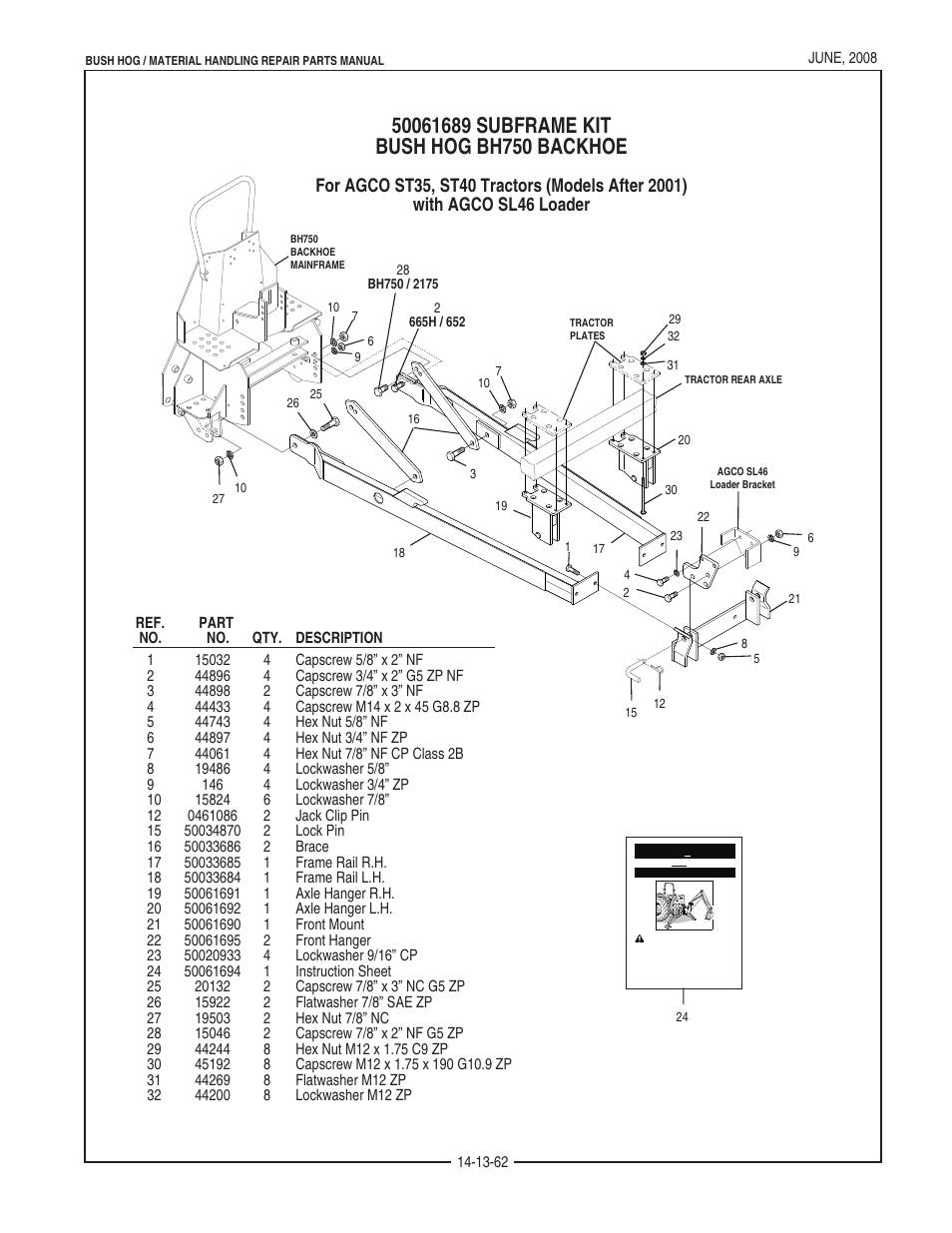 Bush Hog BH950 User Manual | Page 108 / 114
