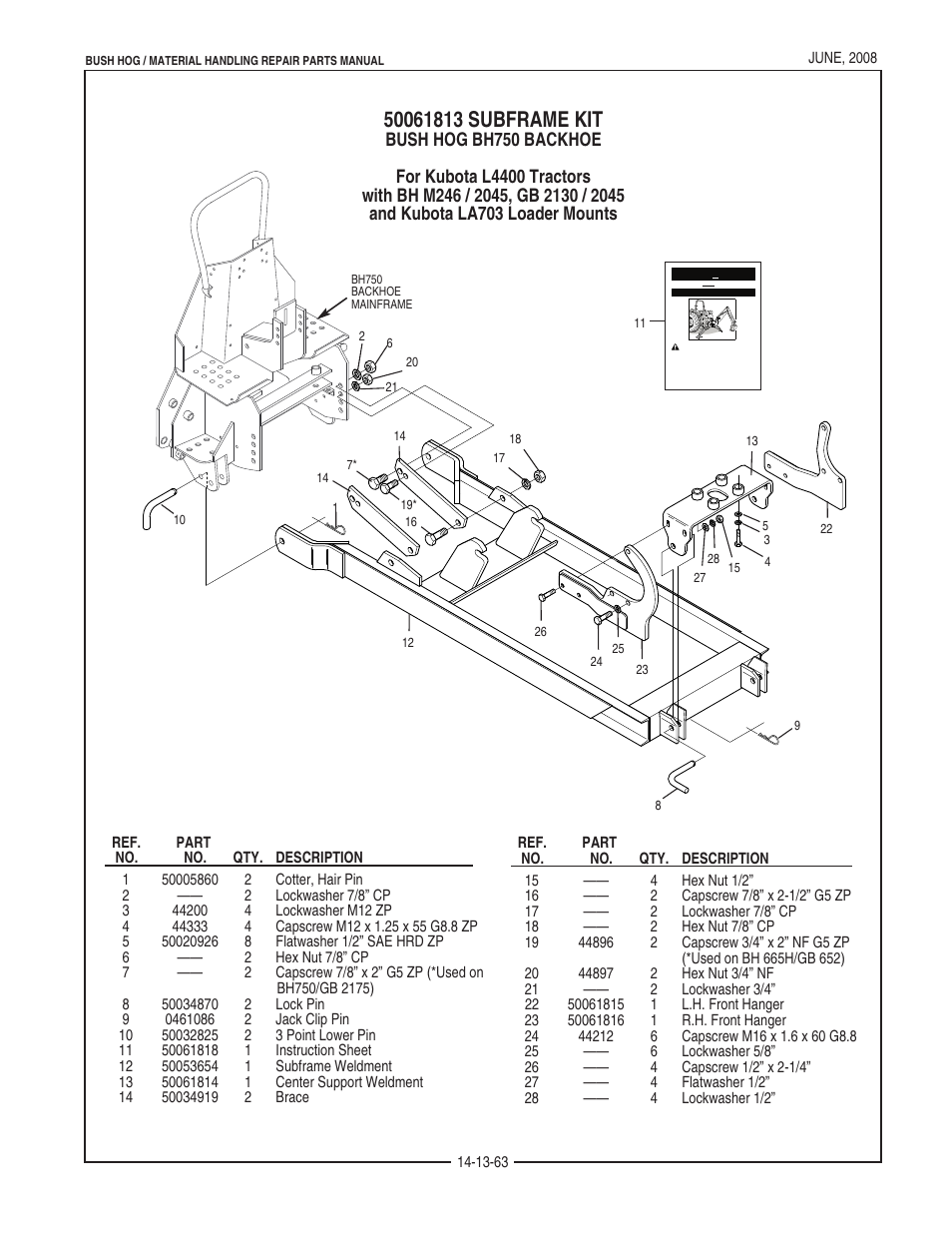 Bush Hog BH950 User Manual | Page 109 / 114