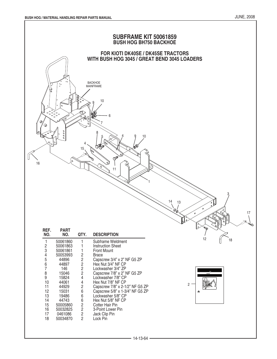 Bush Hog BH950 User Manual | Page 110 / 114