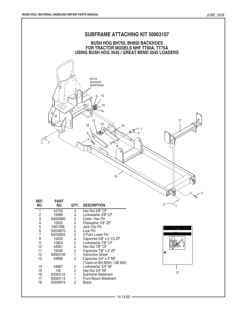 Bush Hog BH950 User Manual | Page 111 / 114
