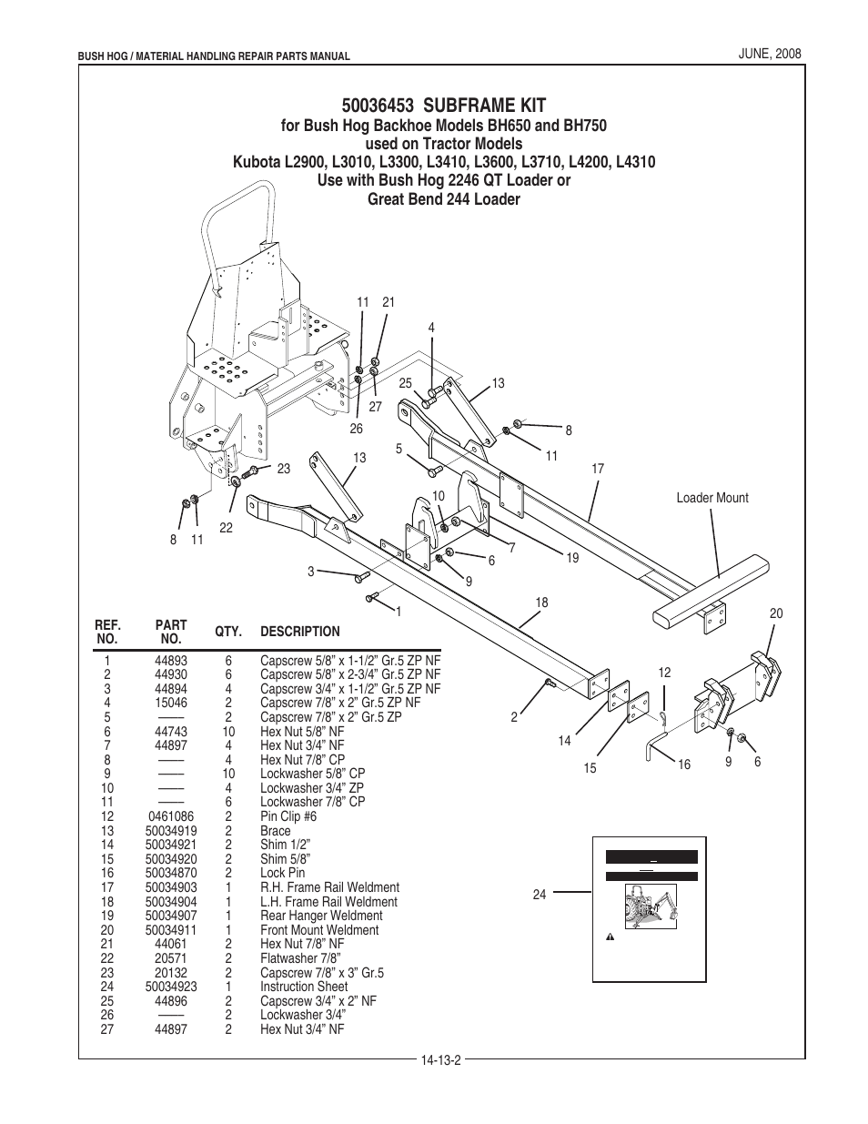 Bush Hog BH950 User Manual | Page 48 / 114