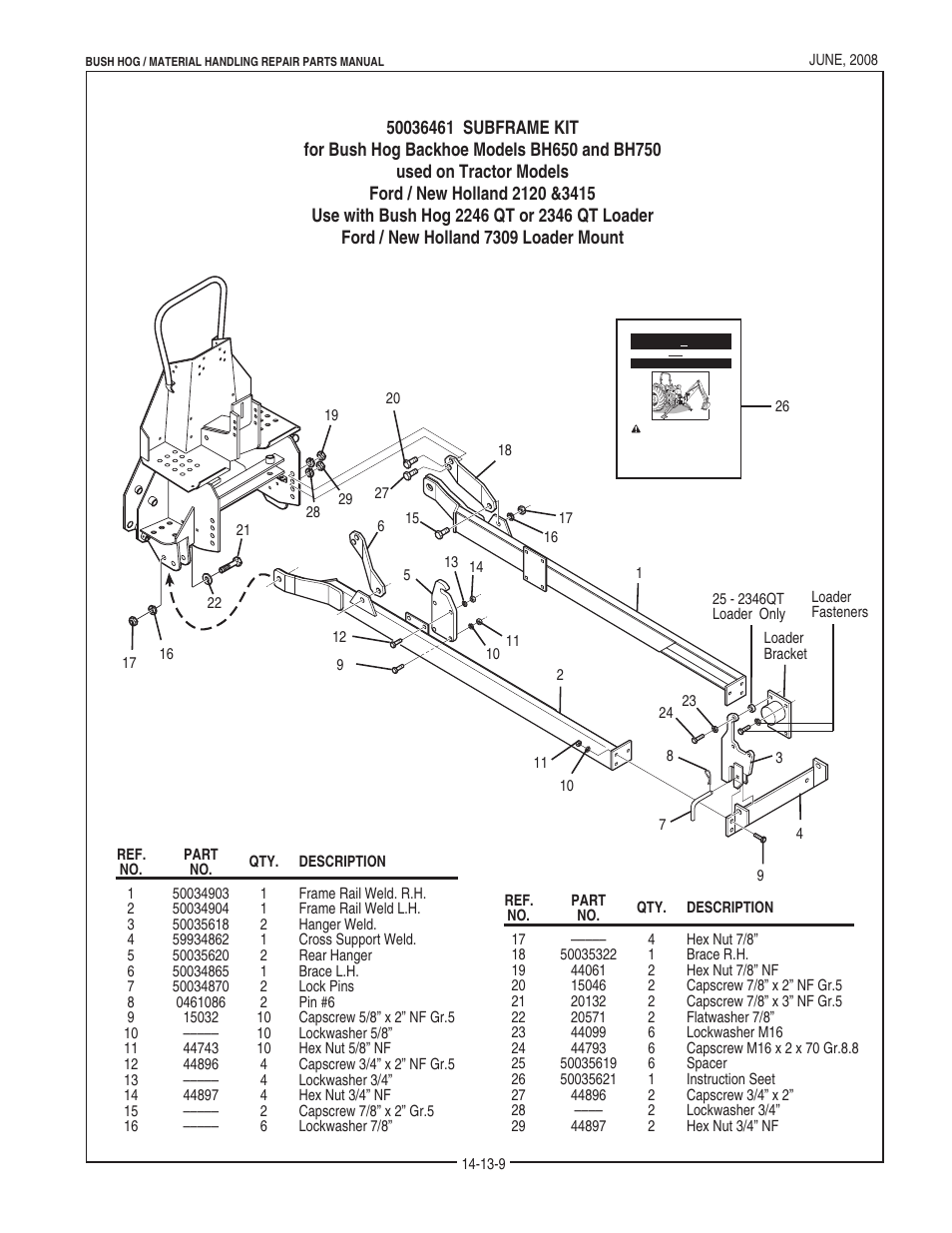 Bush Hog BH950 User Manual | Page 55 / 114