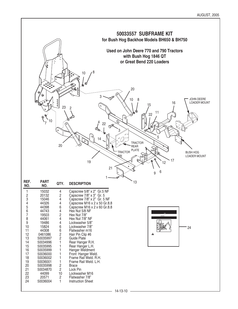 Bush Hog BH950 User Manual | Page 56 / 114