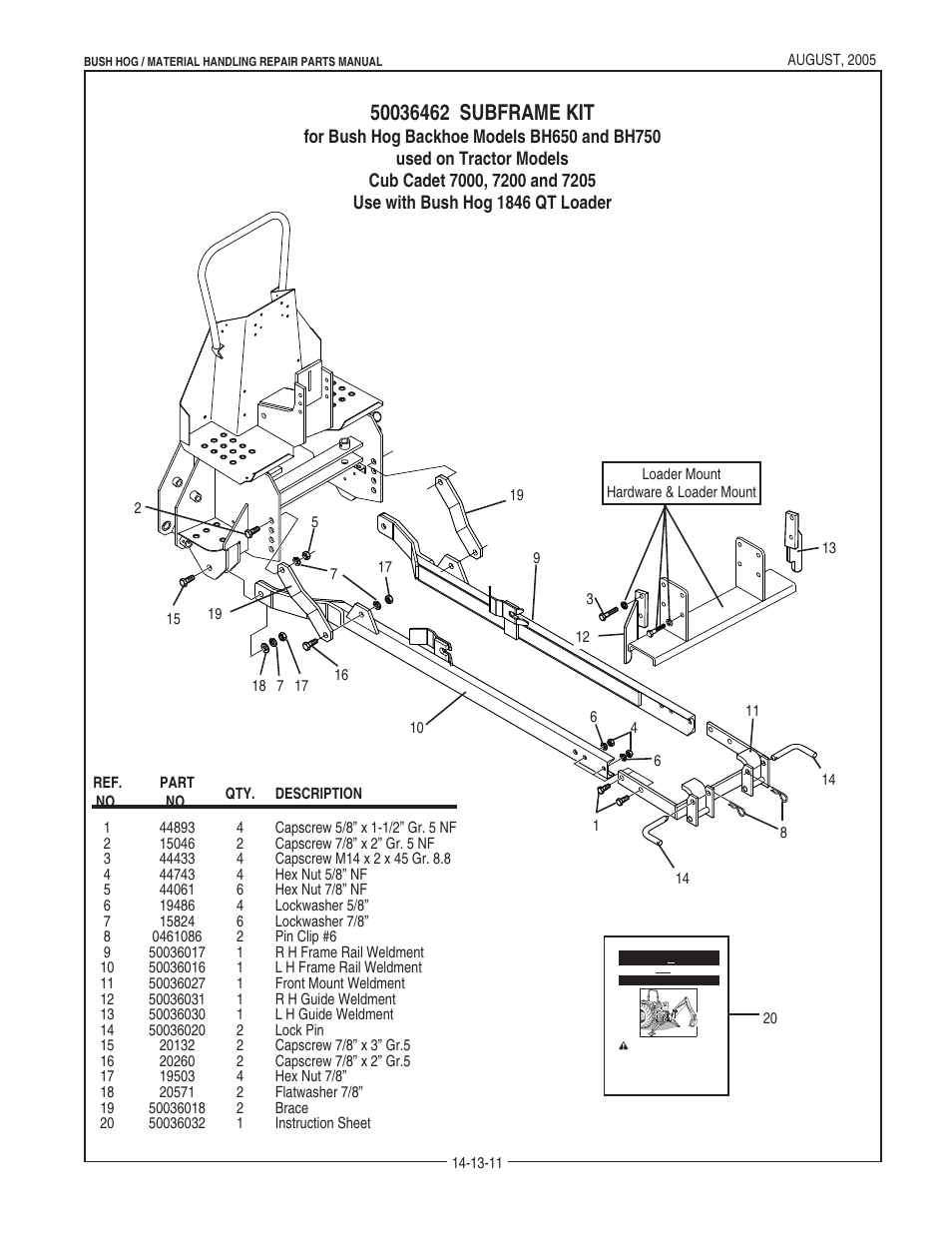 Bush Hog BH950 User Manual | Page 57 / 114