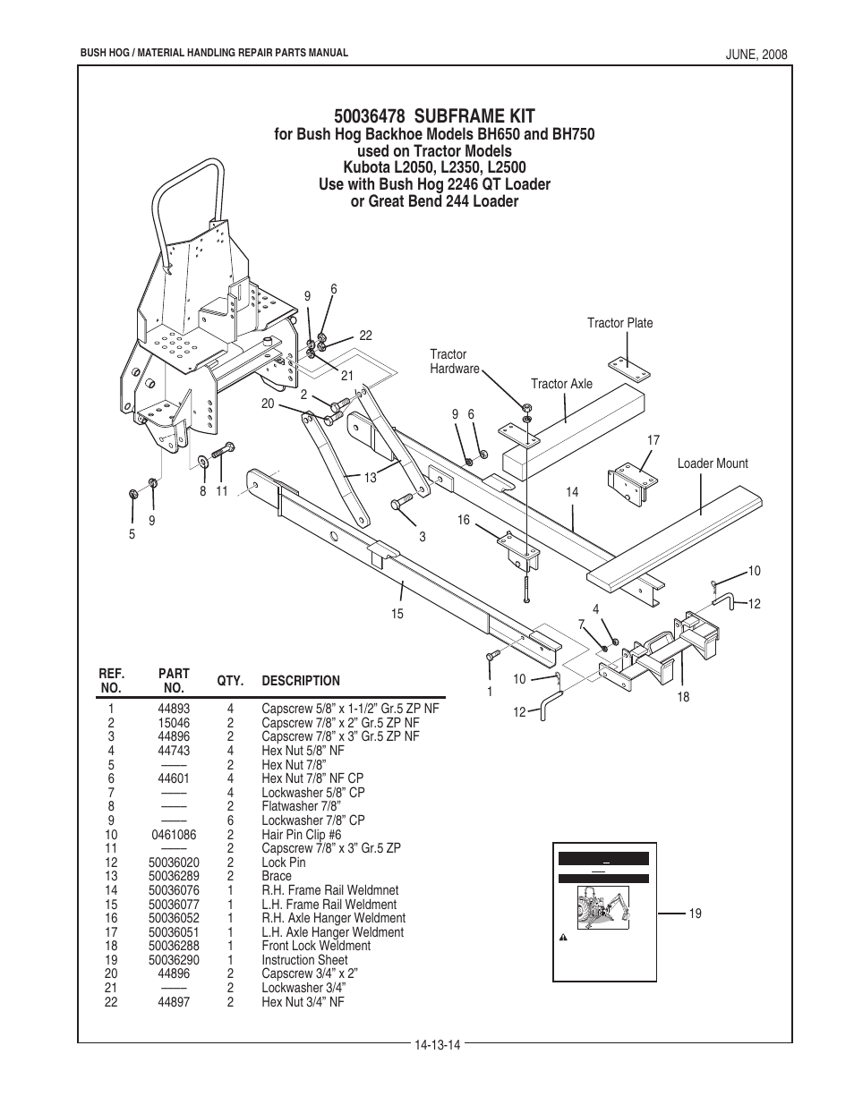 Bush Hog BH950 User Manual | Page 60 / 114