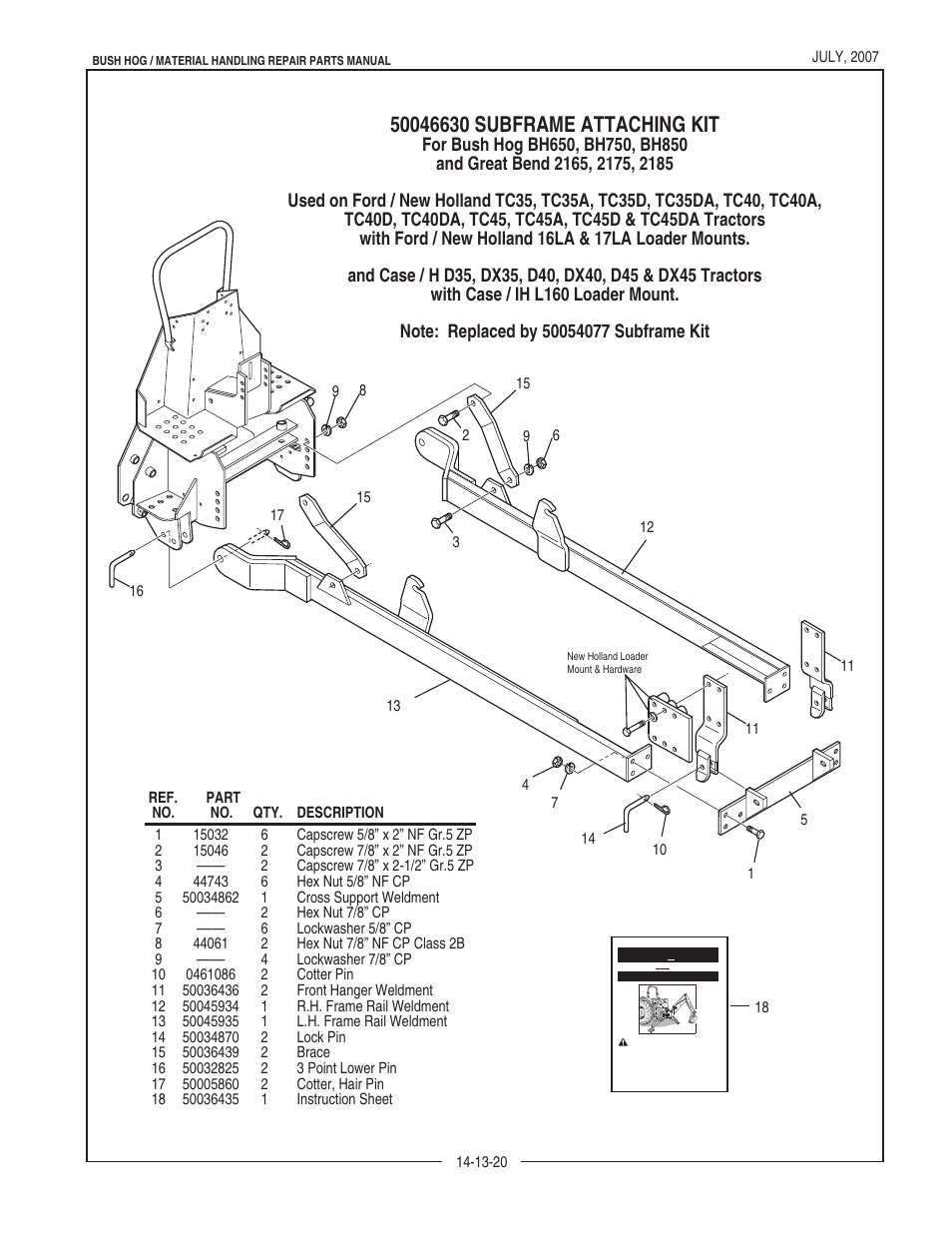 Bush Hog BH950 User Manual | Page 66 / 114