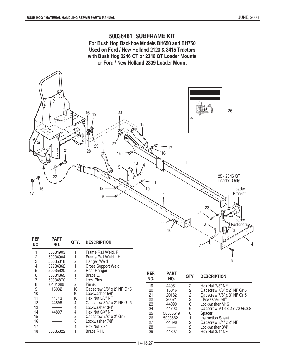 Bush Hog BH950 User Manual | Page 73 / 114