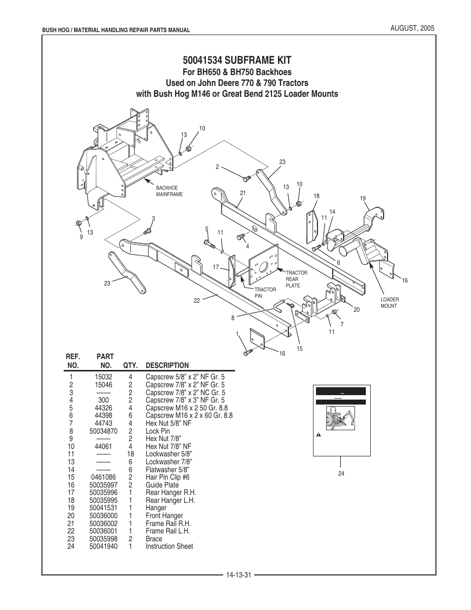 Bush Hog BH950 User Manual | Page 77 / 114