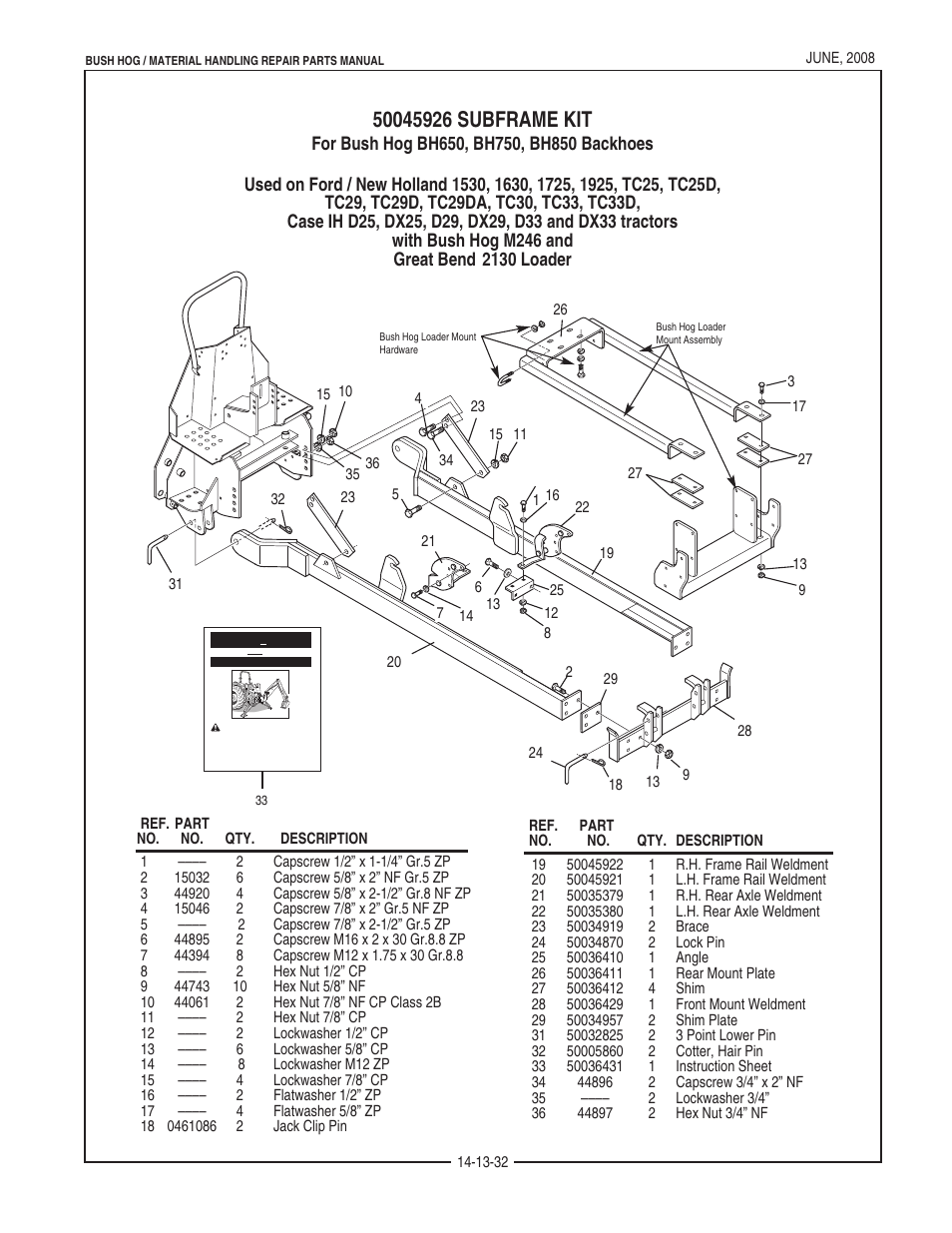 Bush Hog BH950 User Manual | Page 78 / 114