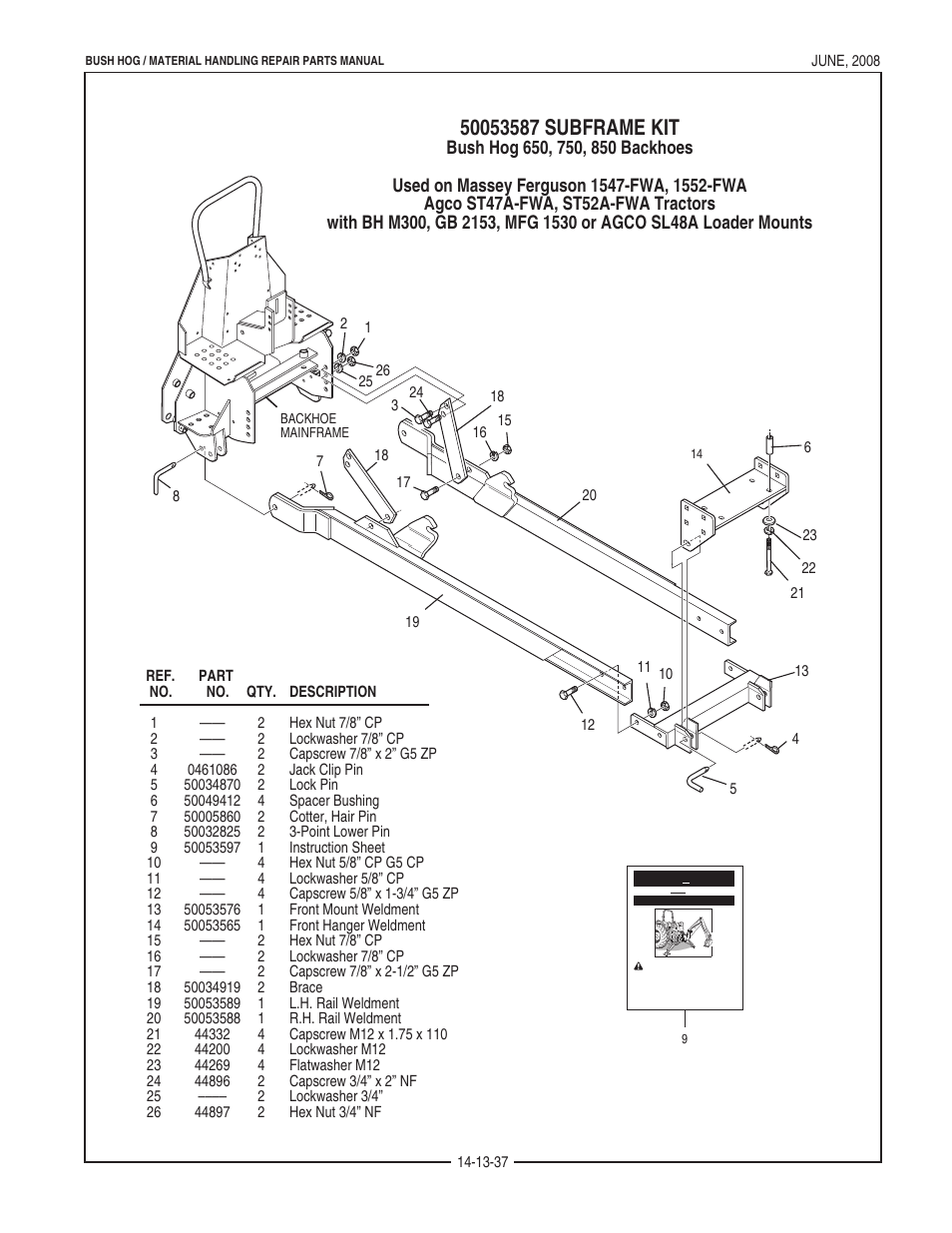 Bush Hog BH950 User Manual | Page 83 / 114