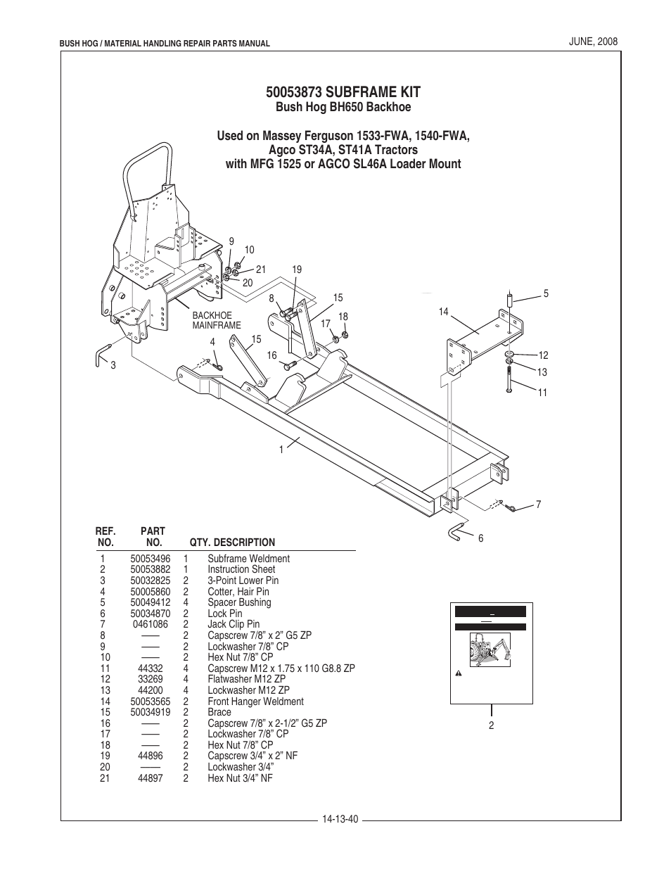 Bush Hog BH950 User Manual | Page 86 / 114