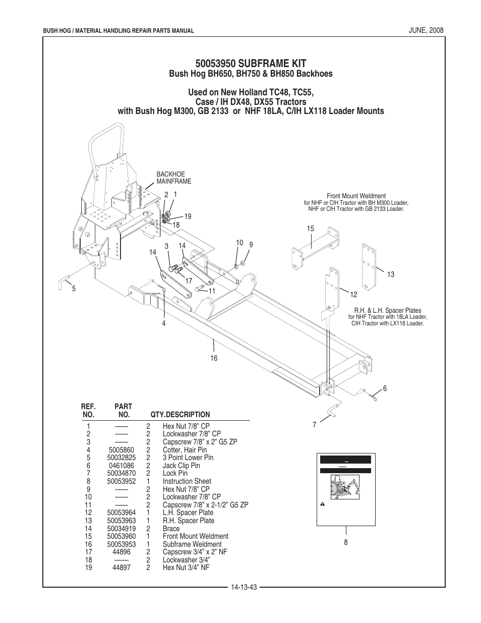 Bush Hog BH950 User Manual | Page 89 / 114