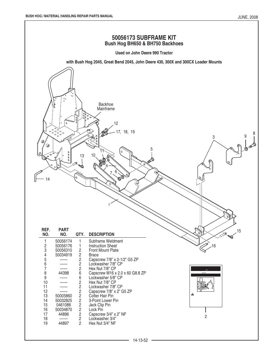 Bush Hog BH950 User Manual | Page 98 / 114