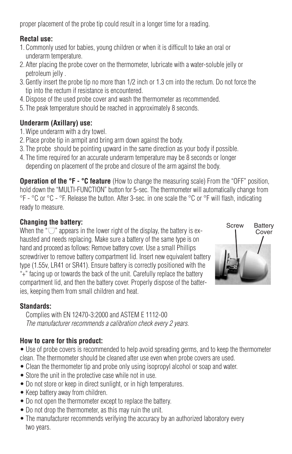 American Diagnostic Corporation (ADC) 418 Adtemp User Manual | Page 3 / 4