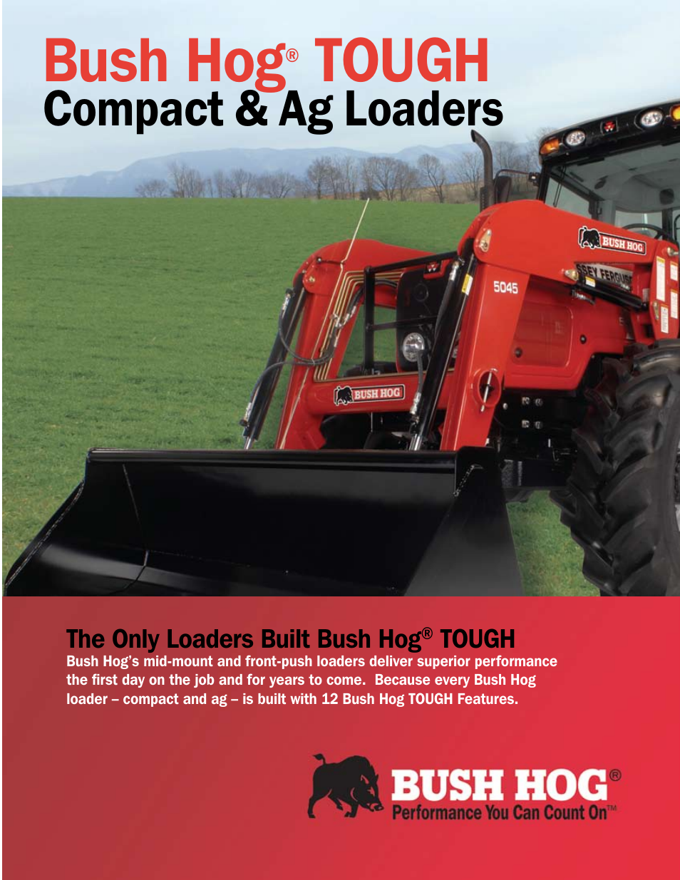 Bush Hog Tough Compact & Ag Loaders User Manual | 12 pages