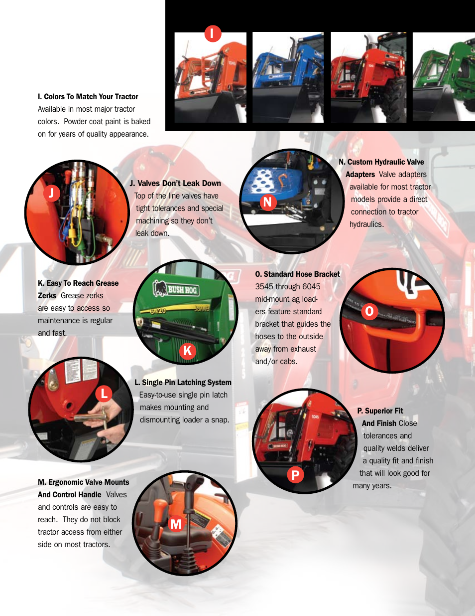 Bush Hog Tough Compact & Ag Loaders User Manual | Page 9 / 12