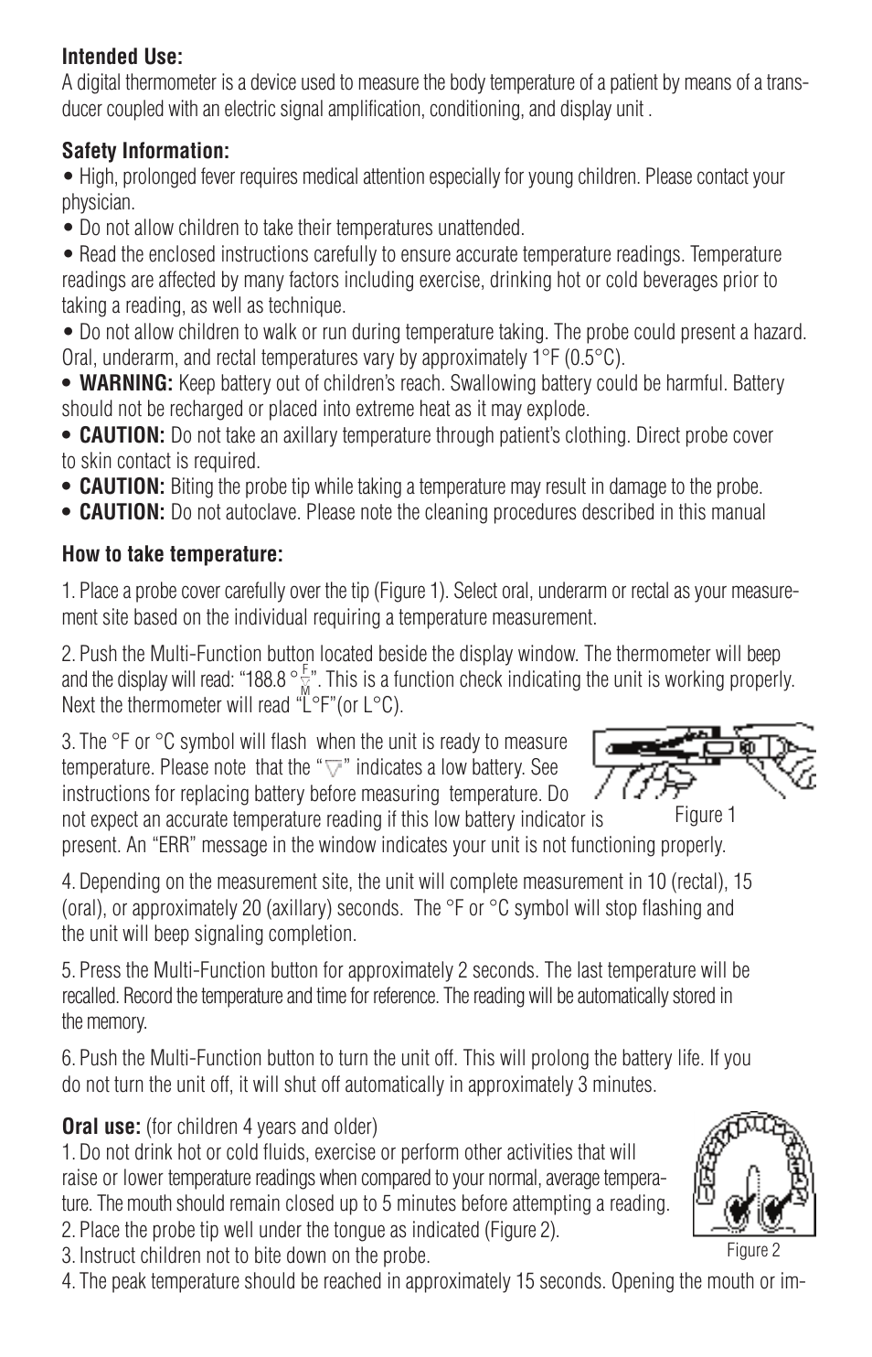 American Diagnostic Corporation (ADC) 415FL Adtemp User Manual | Page 2 / 4