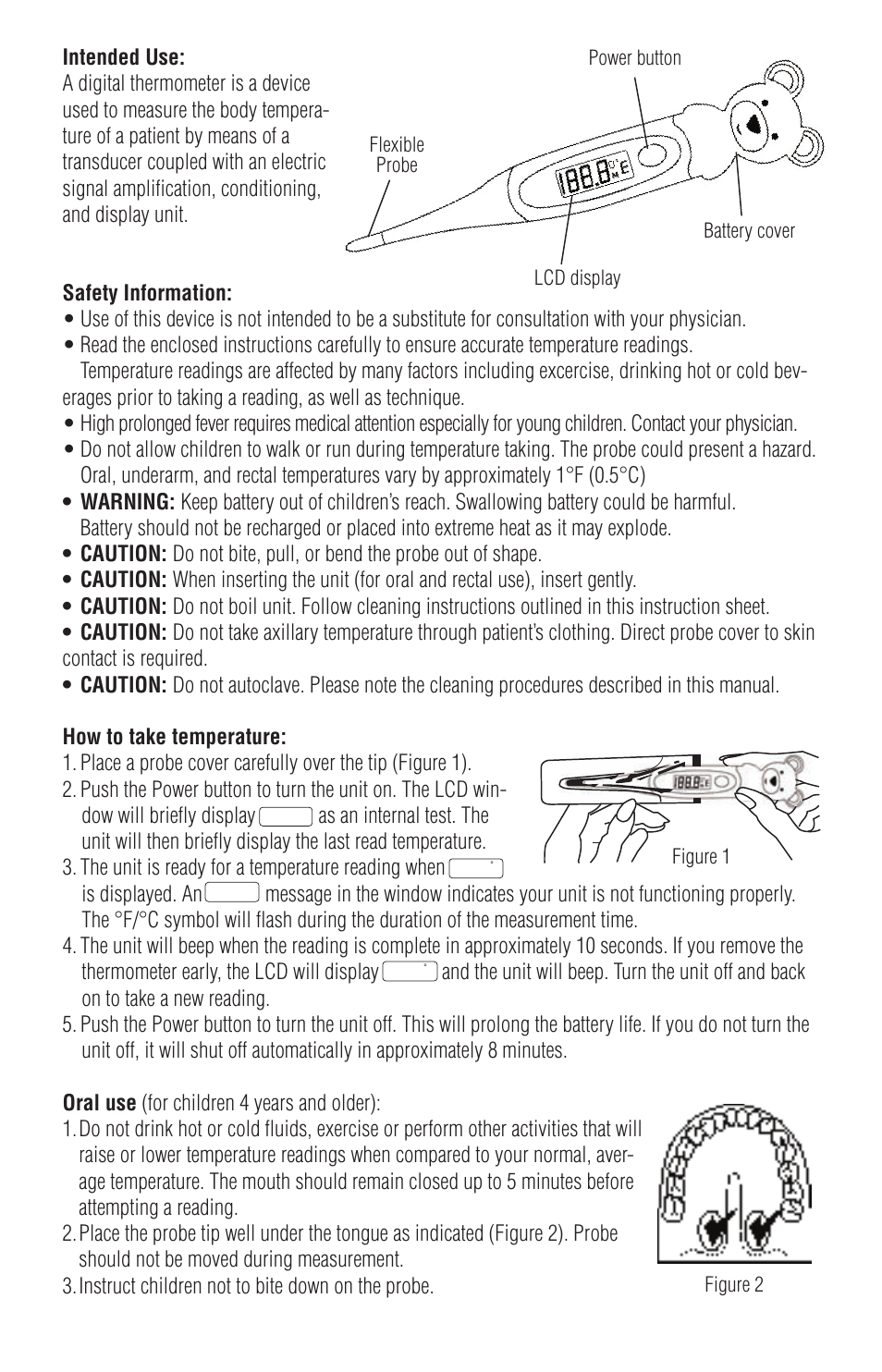 American Diagnostic Corporation (ADC) 426 Adtemp User Manual | Page 2 / 4