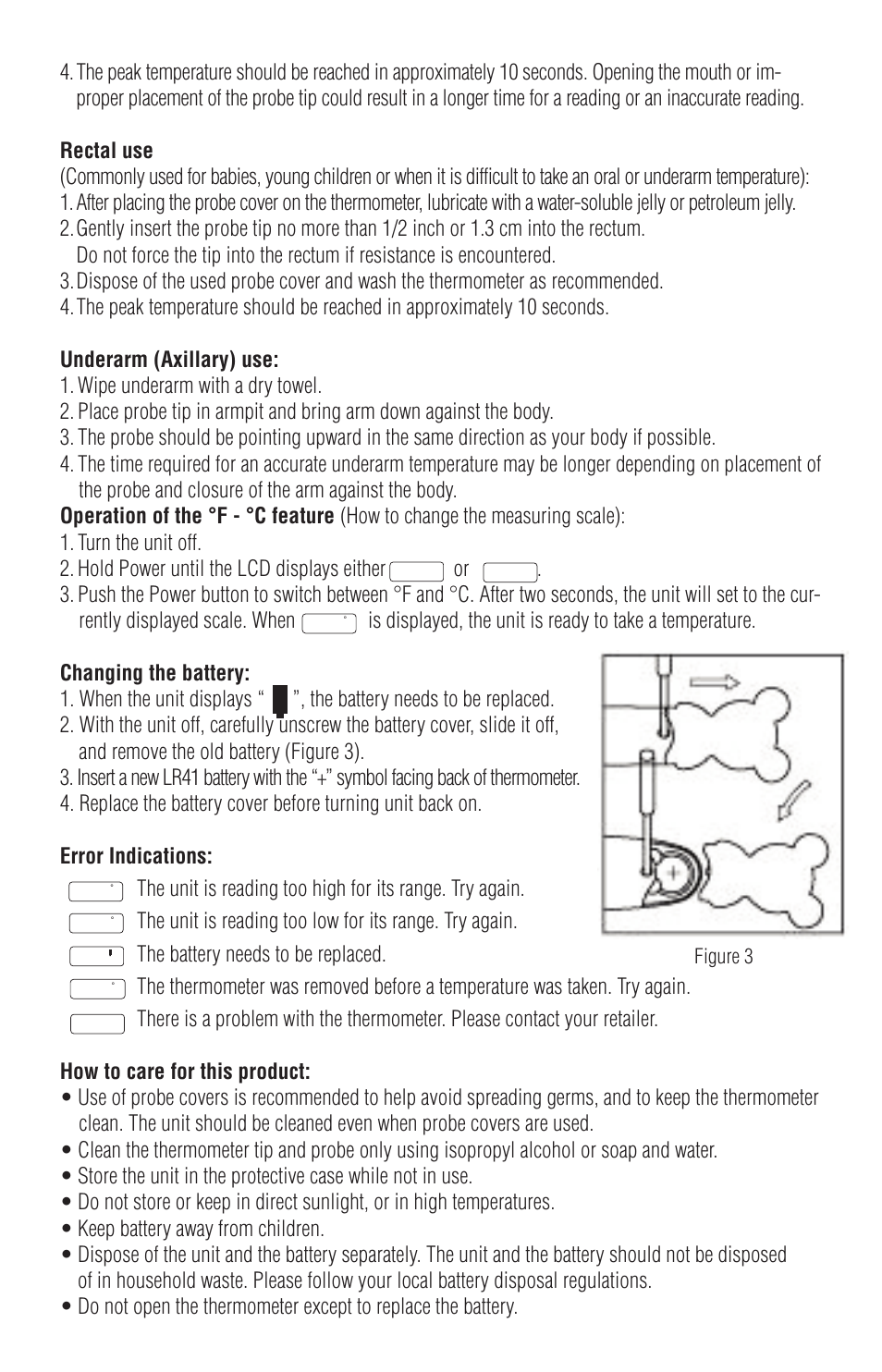 American Diagnostic Corporation (ADC) 426 Adtemp User Manual | Page 3 / 4