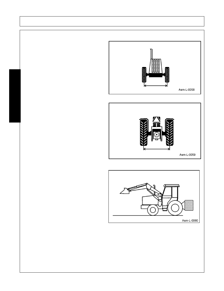 Proper ballasting and wheel spacing, Proper ballasting and wheel spacing -4, Assembly | Assembl y | Bush Hog 1945 User Manual | Page 40 / 106