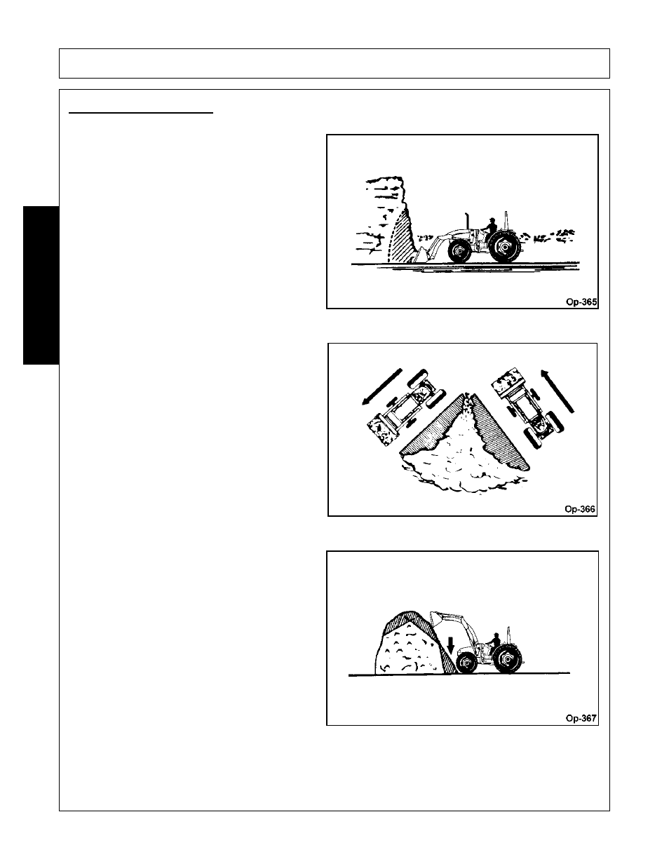 Loading from a bank, Operation, Opera t ion | Bush Hog 1945 User Manual | Page 76 / 106