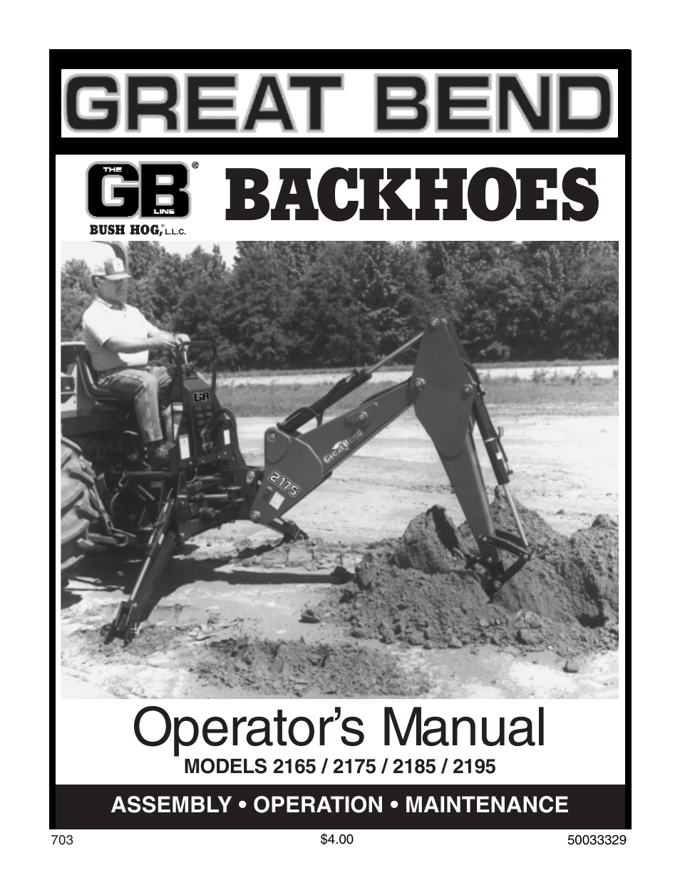 Bush Hog 2175 User Manual | 48 pages