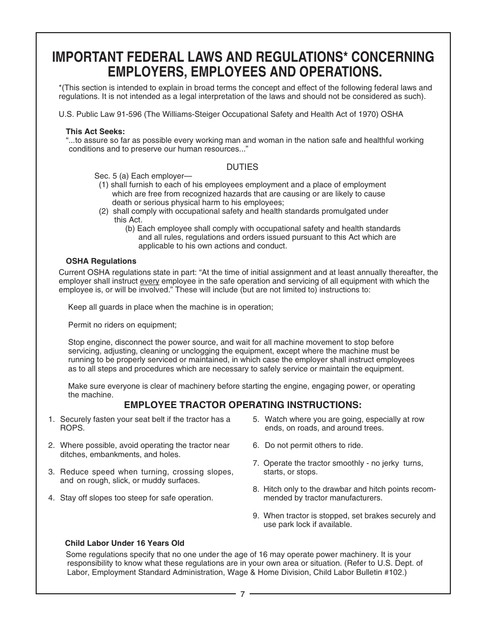 Bush Hog 2175 User Manual | Page 9 / 48