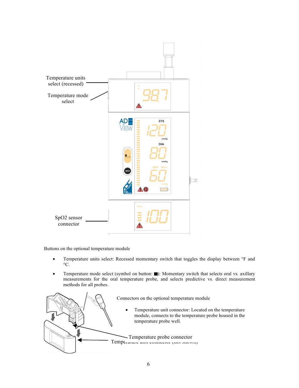 American Diagnostic Corporation (ADC) ADview Modular Diagnostic Station User Manual | Page 16 / 72