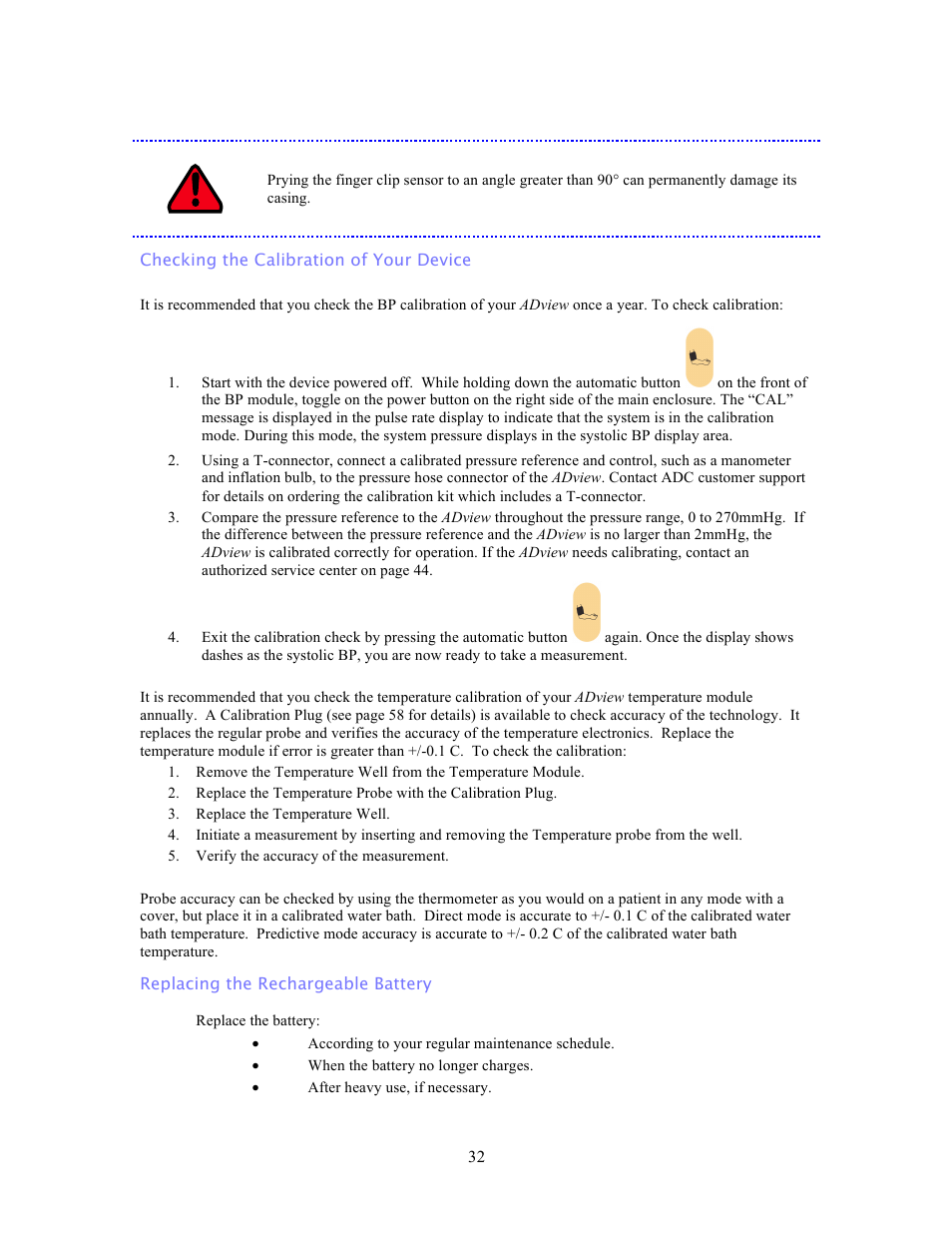American Diagnostic Corporation (ADC) ADview Modular Diagnostic Station User Manual | Page 42 / 72