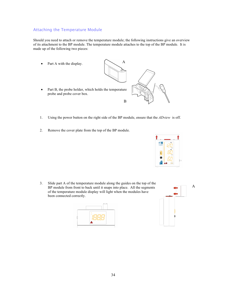American Diagnostic Corporation (ADC) ADview Modular Diagnostic Station User Manual | Page 44 / 72