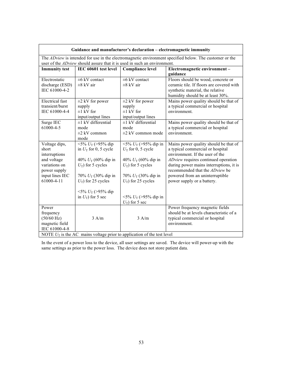 American Diagnostic Corporation (ADC) ADview Modular Diagnostic Station User Manual | Page 63 / 72