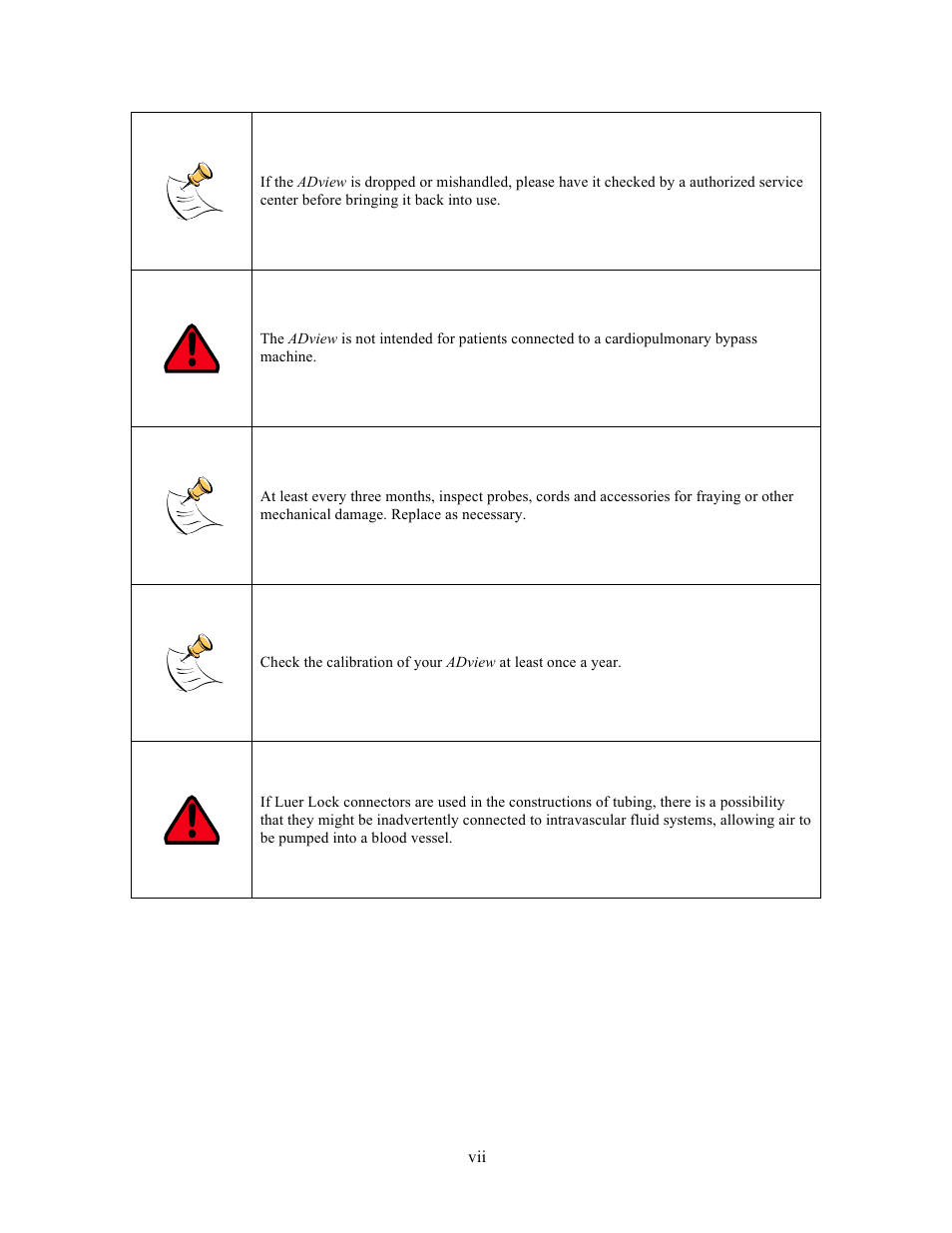 American Diagnostic Corporation (ADC) ADview Modular Diagnostic Station User Manual | Page 7 / 72
