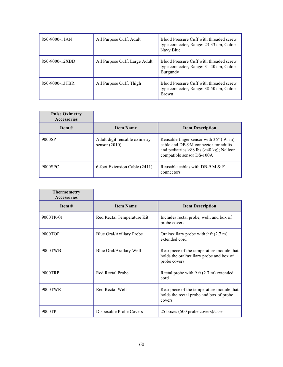 American Diagnostic Corporation (ADC) ADview Modular Diagnostic Station User Manual | Page 70 / 72