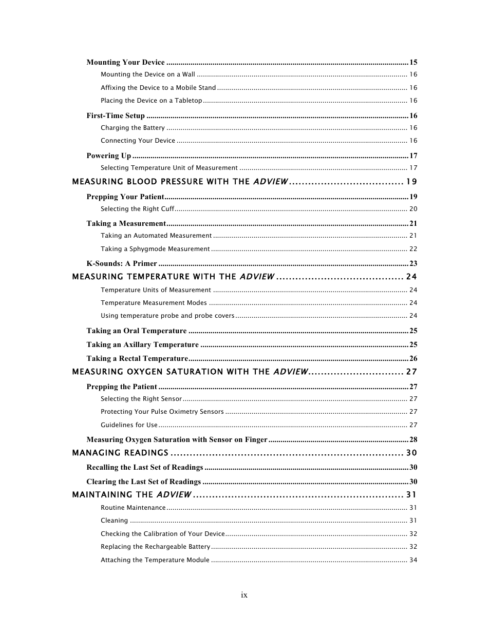 American Diagnostic Corporation (ADC) ADview Modular Diagnostic Station User Manual | Page 9 / 72