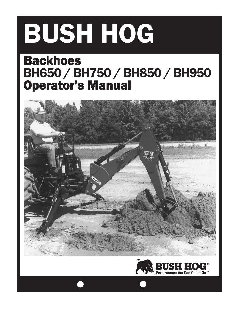 Bush Hog BH750 User Manual | 47 pages