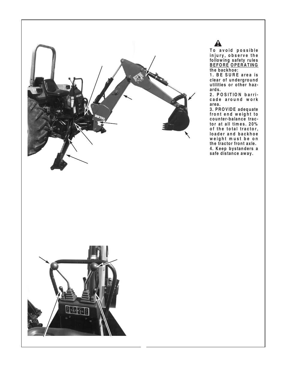 General operation | Bush Hog BH750 User Manual | Page 10 / 47