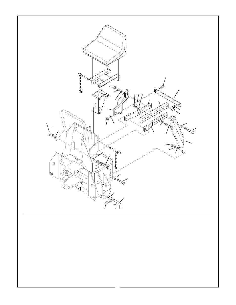 Point hitch linkage | Bush Hog BH750 User Manual | Page 29 / 47