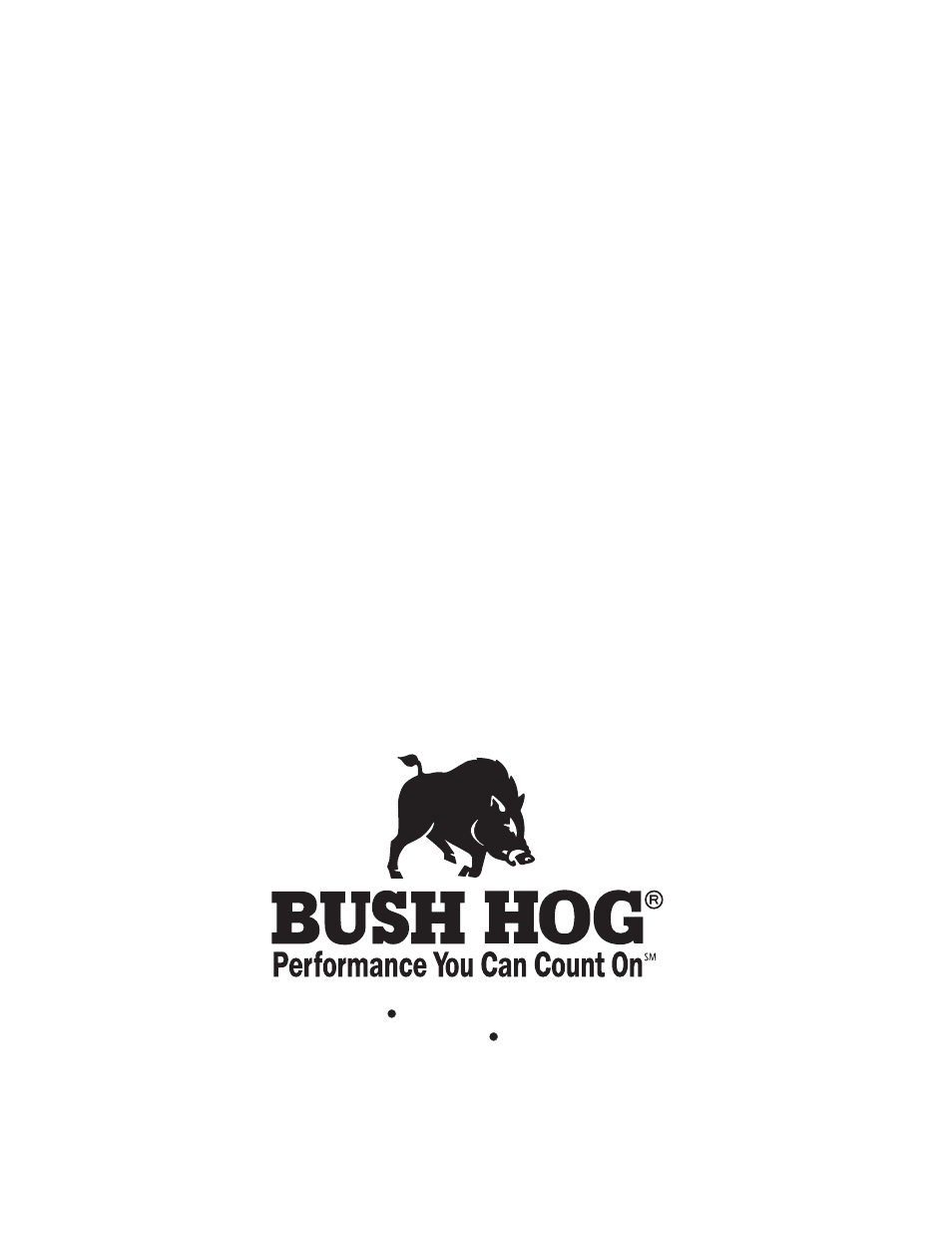 P.o. box 1039 | Bush Hog BH750 User Manual | Page 47 / 47