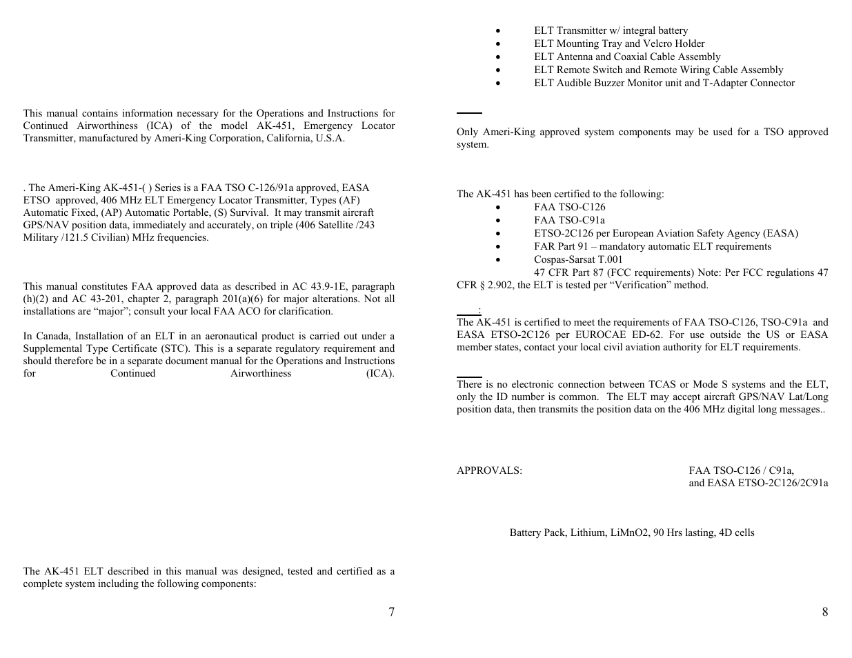 Ameri-King АК-451-Series User Manual | Page 4 / 23